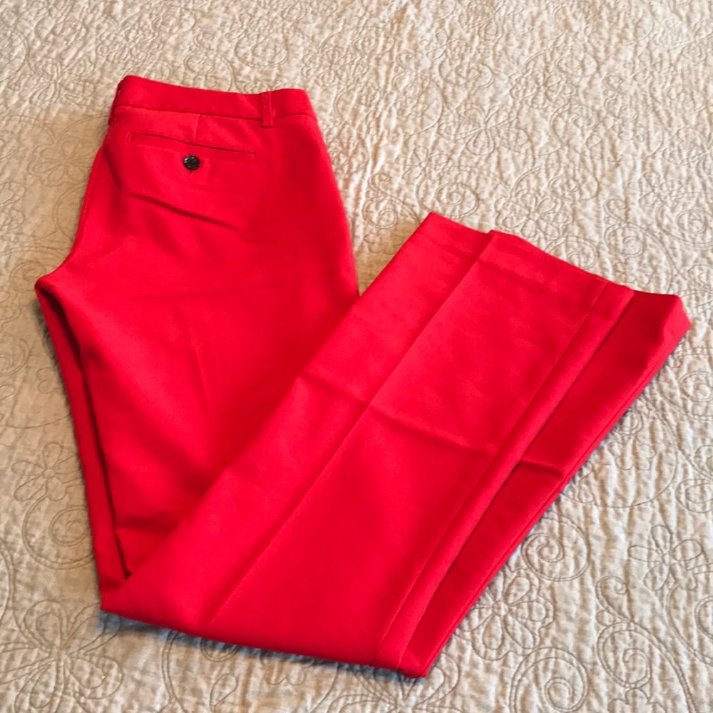 Express Red Boot Cut Slacks EUC